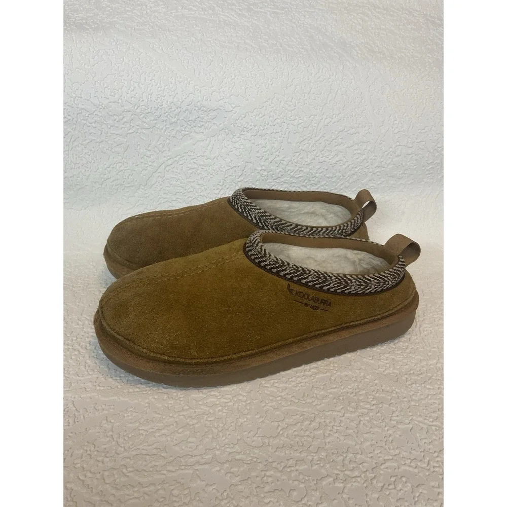 Koolaburra by UGG 1159670K Chestnut BURREE SLIPPERS Faux Fur Lining 4